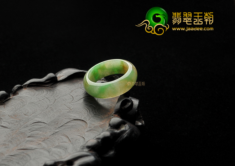 冰种黄加绿指环