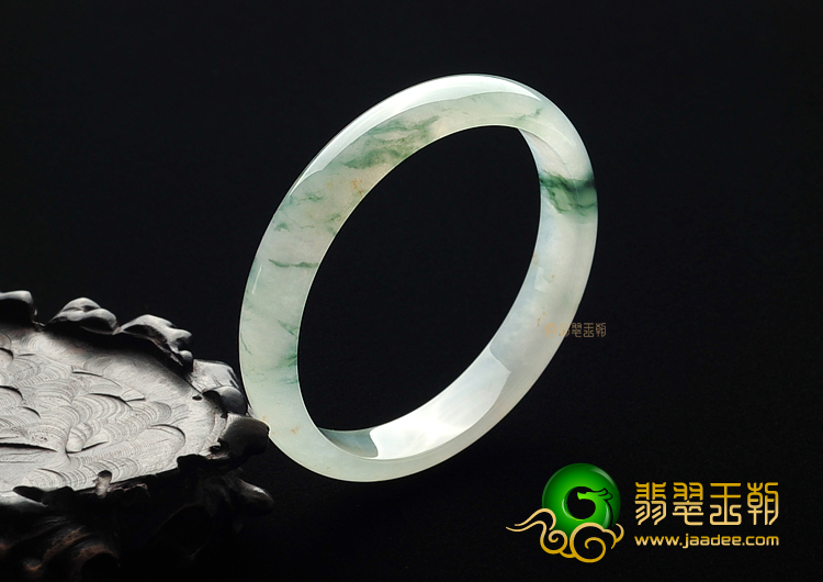 冰种飘花手镯(58.1mm)