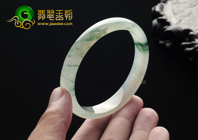 冰种飘花手镯(58.1mm)
