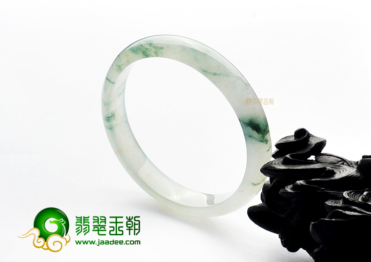 冰种飘花手镯(58.1mm)