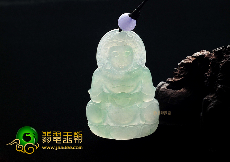 冰种晴水观音挂件