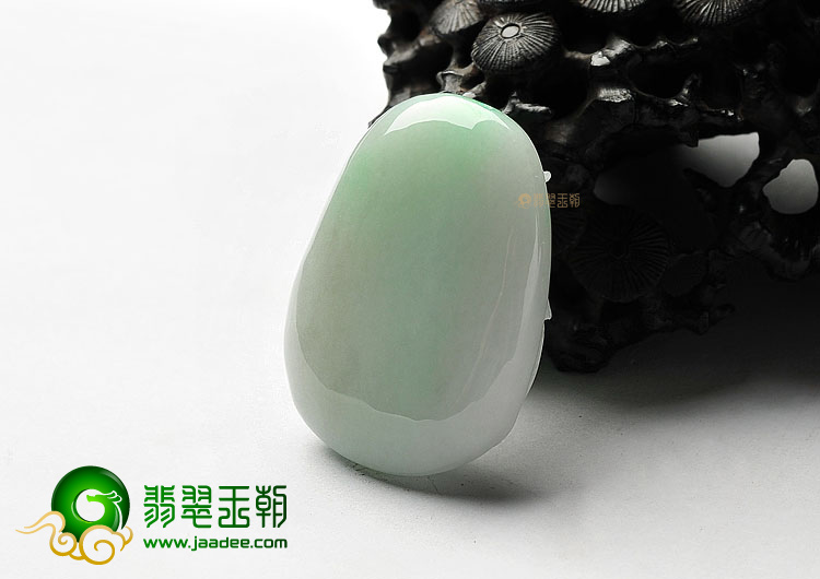 糯冰种飘翠鸟语花香挂件