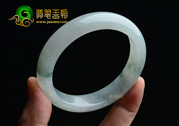 （超值推荐）糯冰种晴水飘花手镯（56.9mm）