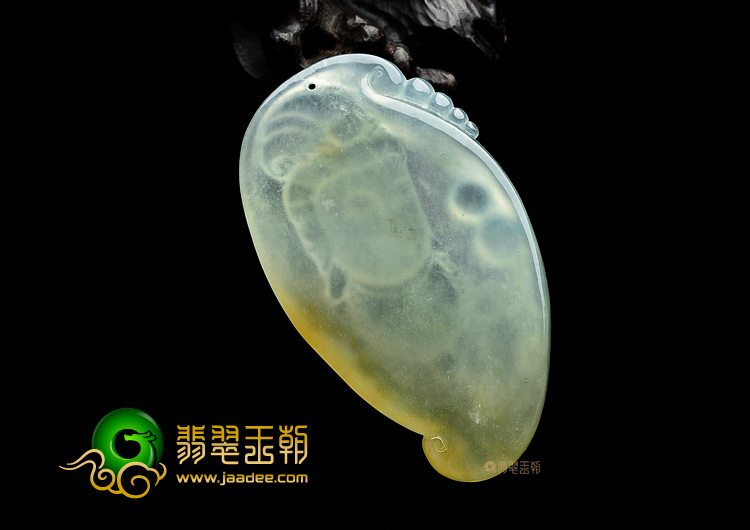 (超值推荐)冰种黄翡观音挂件