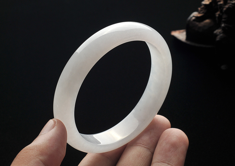 冰种淡晴水手镯(57mm)