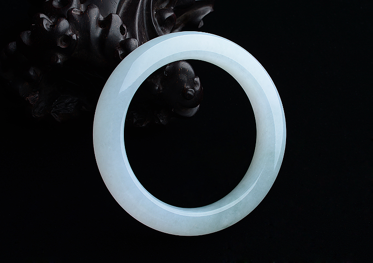 糯冰种晴水手镯（55mm）