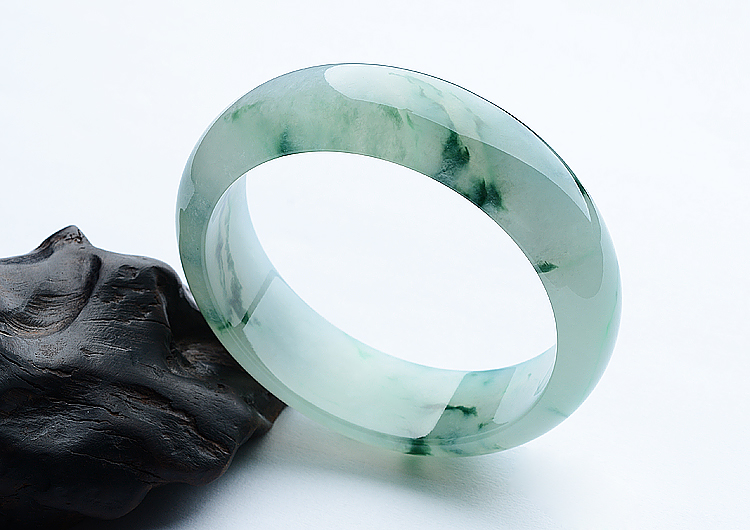 冰种飘花手镯(58.5mm)
