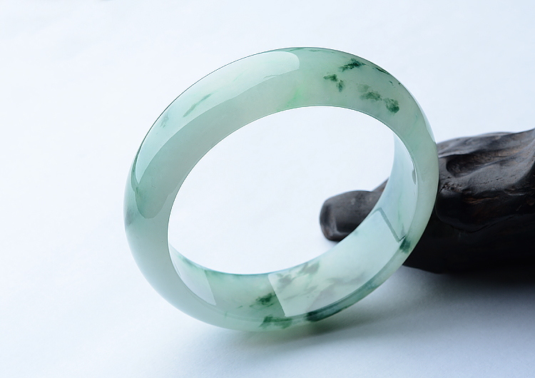 冰种飘花手镯(58.5mm)