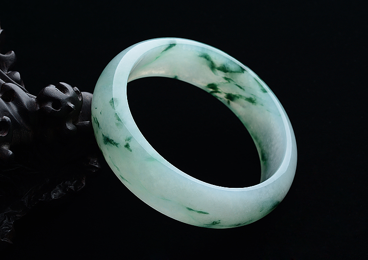 冰种飘花手镯(58.5mm)
