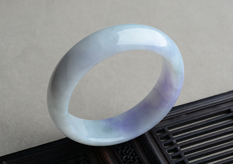 （超值推荐）糯冰种紫罗兰手镯（58.8mm）