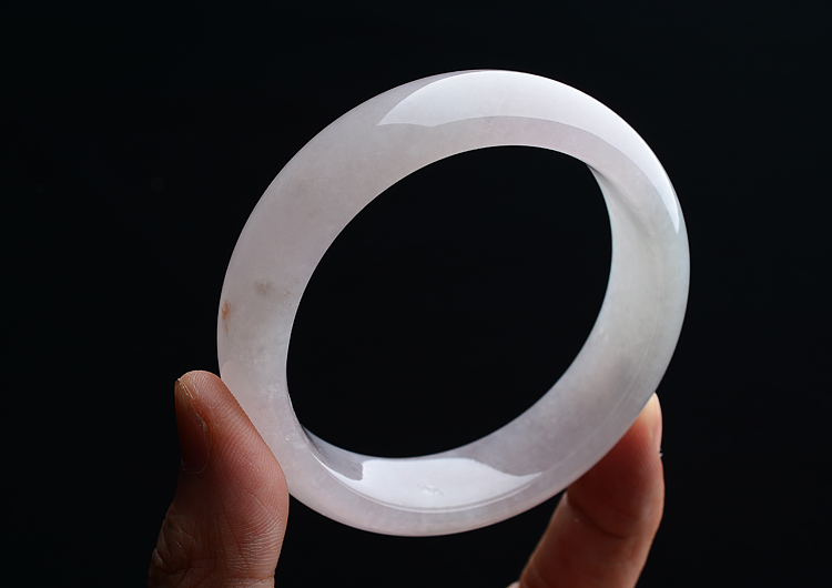 糯冰种紫罗兰手镯（57.5mm）