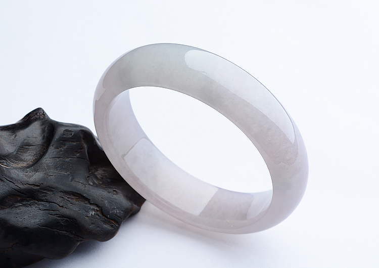 糯冰种紫罗兰手镯（57.5mm）