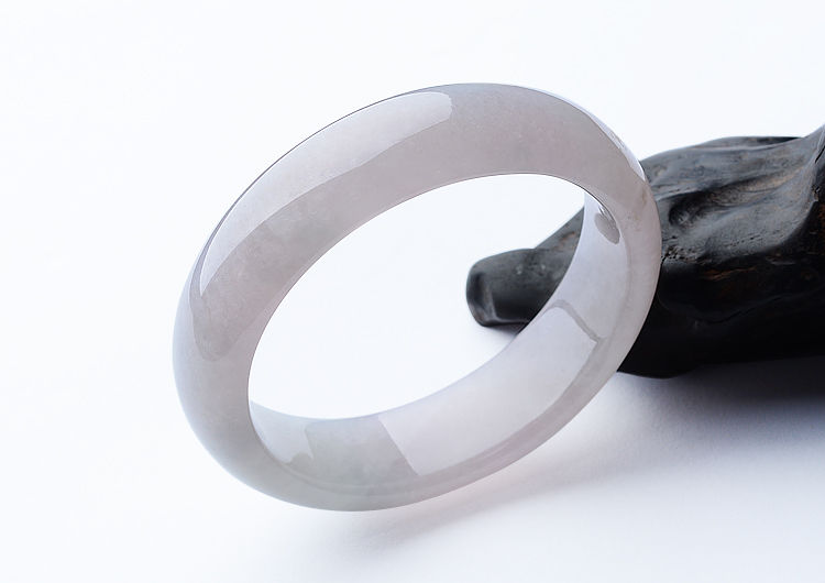 糯冰种紫罗兰手镯（57.5mm）