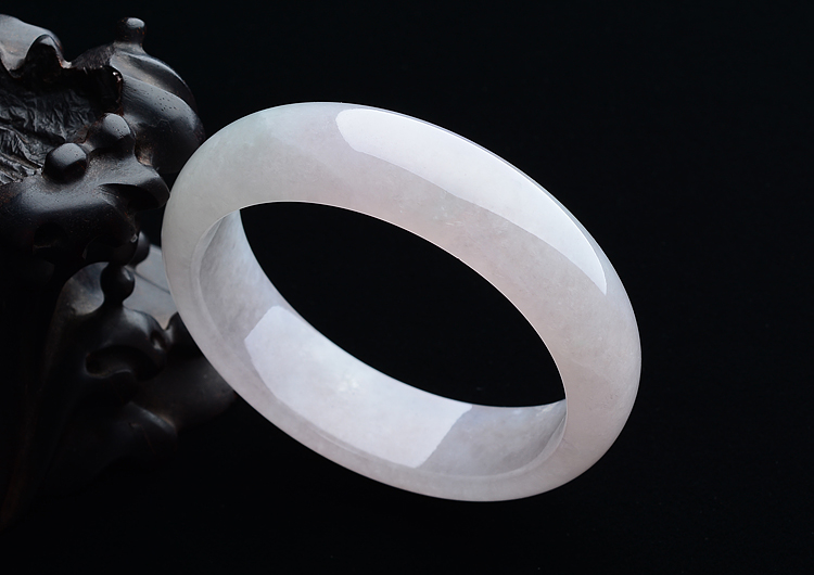 糯冰种紫罗兰手镯（57.5mm）