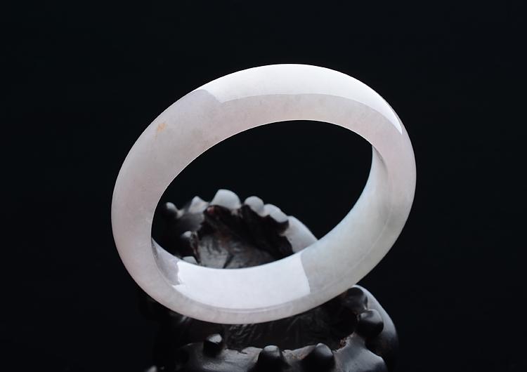 糯冰种紫罗兰手镯（57.5mm）
