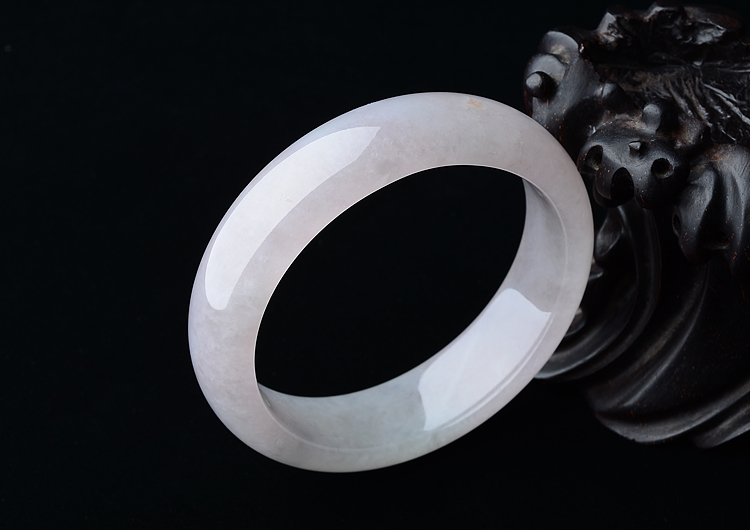 糯冰种紫罗兰手镯（57.5mm）
