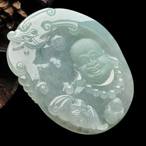 冰种晴水纳福挂件