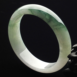 糯冰种飘花手镯(57.7mm)