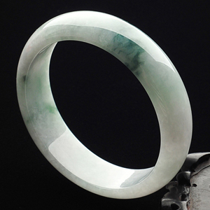 糯冰种飘花手镯(56.8mm)