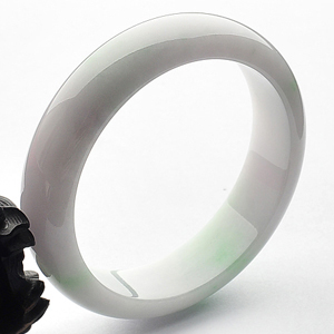 糯冰种飘翠手镯(58mm)