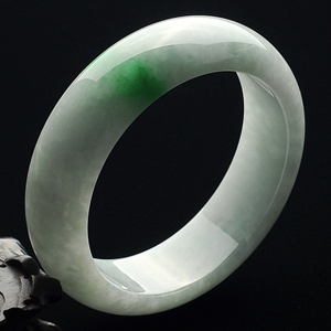 糯冰种飘翠手镯(56.3mm)