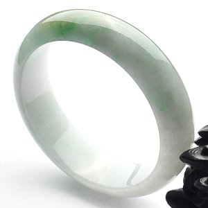 糯冰种飘花手镯(57.2mm)