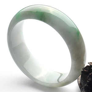 糯冰种飘花手镯(57.5mm)