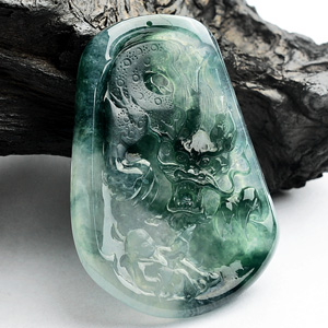 (超值推荐)冰种飘花望子成龙挂件