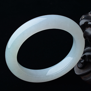 糯冰种晴水手镯（55mm）