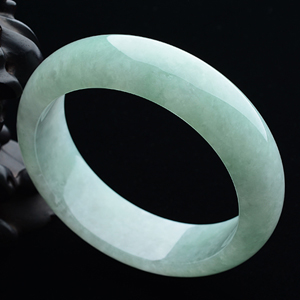 糯冰种豆色手镯（58.6mm）