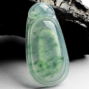 (超值推荐)冰种飘花福在眼前挂件