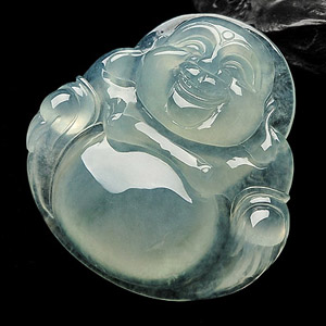 冰种晴水玉佛挂件