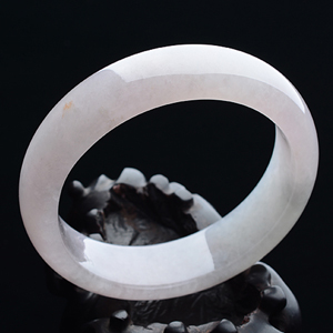 糯冰种紫罗兰手镯（57.5mm）