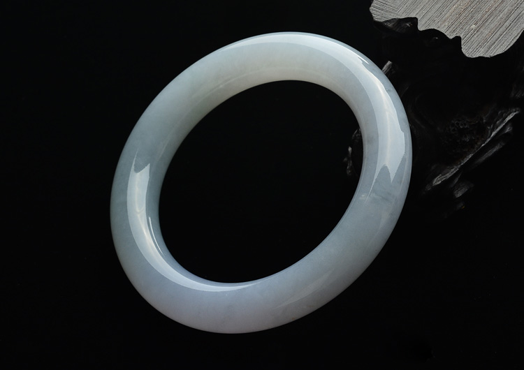 (超值推荐)冰种晴水圆条手镯(57.9mm)
