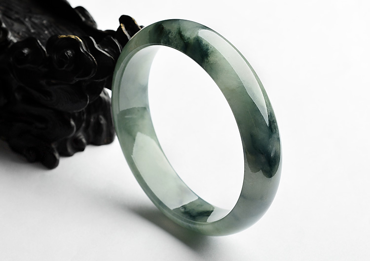 冰种飘花手镯(58.1mm)