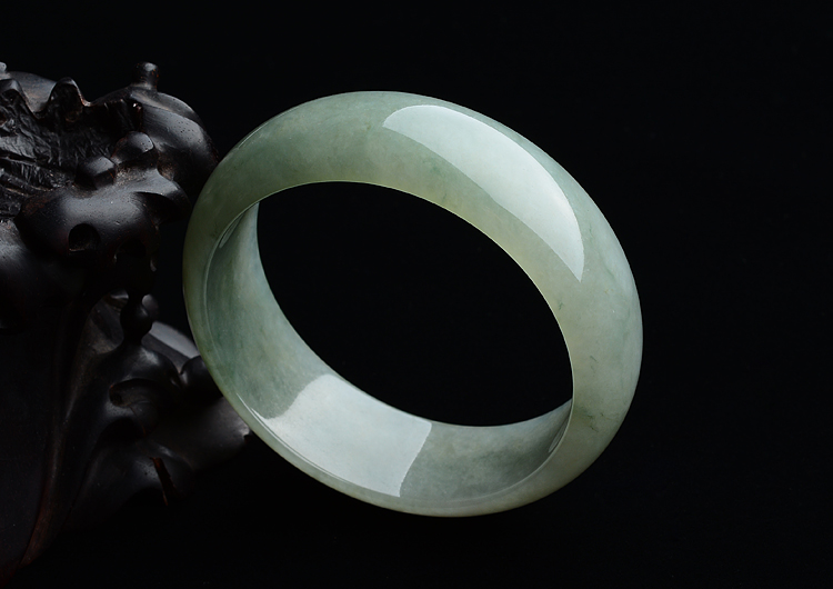 糯冰种晴水手镯（59.3mm）