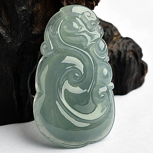 冰种晴水如意挂件