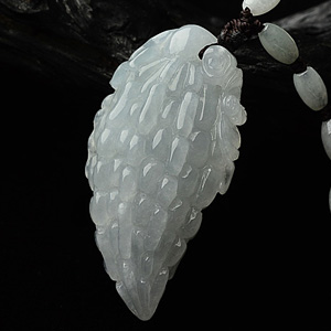 (超值推荐)糯冰种淡晴水苦尽甘来挂件