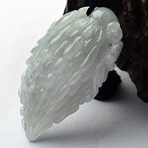 糯冰种淡晴水苦尽甘来挂件