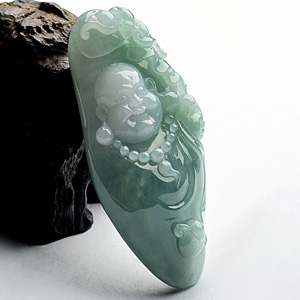 (超值推荐)糯冰种晴水纳福挂件