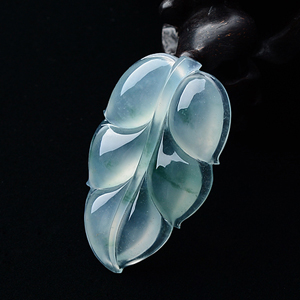 (超值推荐)冰种晴水飘花大业有成挂件