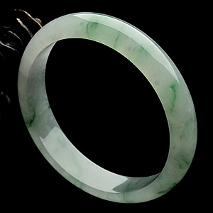 (超值推荐)冰种飘花手镯(56.7mm)