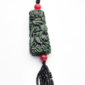 (超值推荐)细糯种干青龙柱挂件