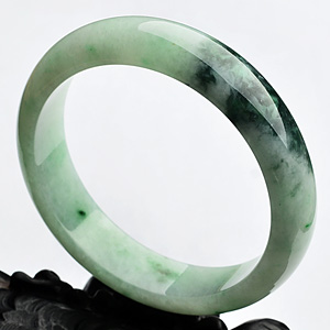 糯冰种飘花手镯(59mm)