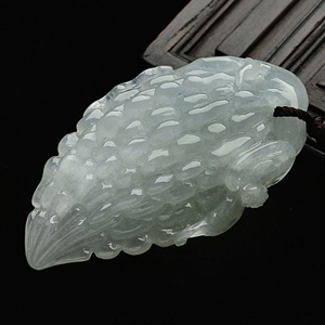 糯冰种淡晴水苦尽甘来挂件