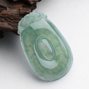 (超值推荐)冰种飘花福在眼前挂件