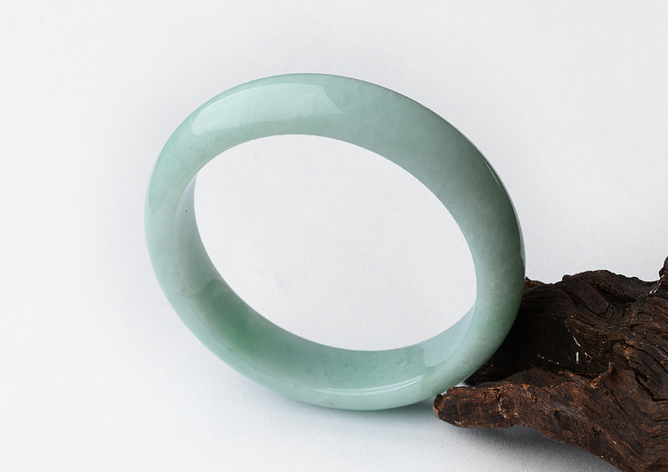 糯冰种晴水手镯（57.2mm）