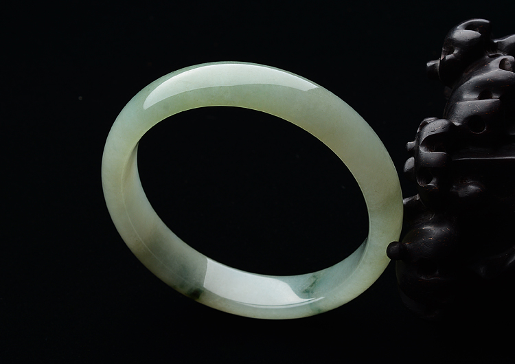 糯冰种晴水飘花手镯（57.2mm）
