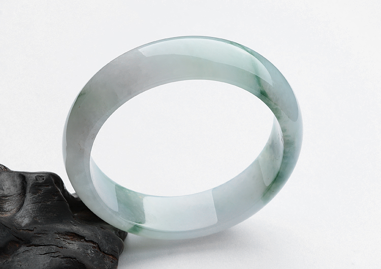 糯冰种飘花手镯（58.2mm）