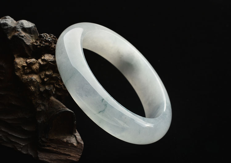 冰种飘花手镯(58.1mm)